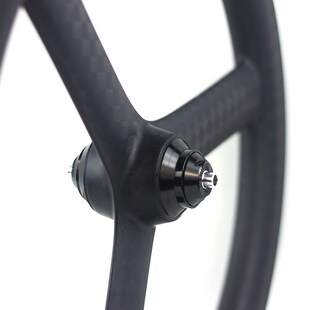 极速16寸c碳纤维折叠三刀轮小布车轮349mm轮组碳刀轮前74后112