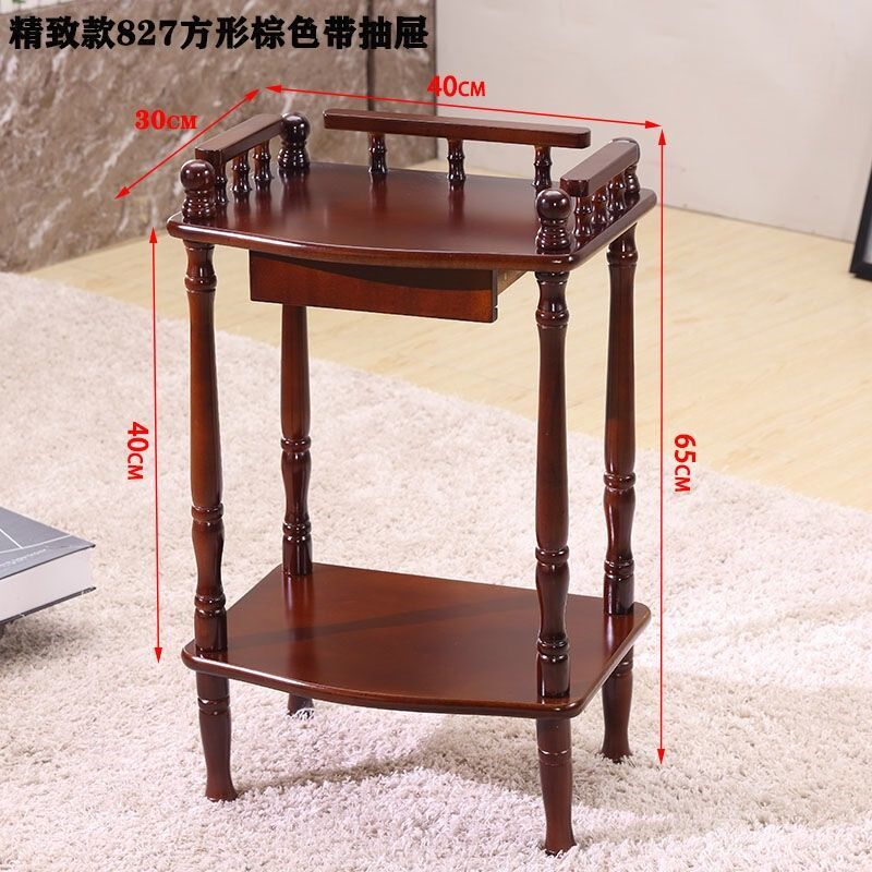 沙发边角几柜小茶几桌置物架子麻将桌茶L几棋牌室茶楼茶几茶水架