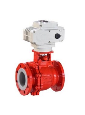 SYDRQ5100F-DN25电动O型衬氟球阀SYDRQ5100PF-DN32电动衬氟球阀