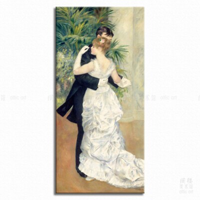城市之舞 Renoir 雷诺阿 艺术装饰画印象派家S居客厅书房卧室餐厅