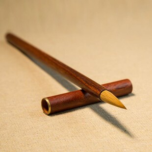 赋比兴 国家非遗 m佘征军专业级小楷毛笔 高档纯狼毫小楷专用作