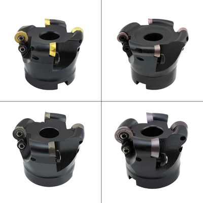 R8圆鼻铣刀盘 BRD8R 63 80 100 A125 160 装RDMT1606刀片 黑色加