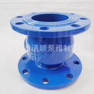 H44X新型止回阀 铸铁单向逆止阀 立卧式污水管道三合一止回阀DN65