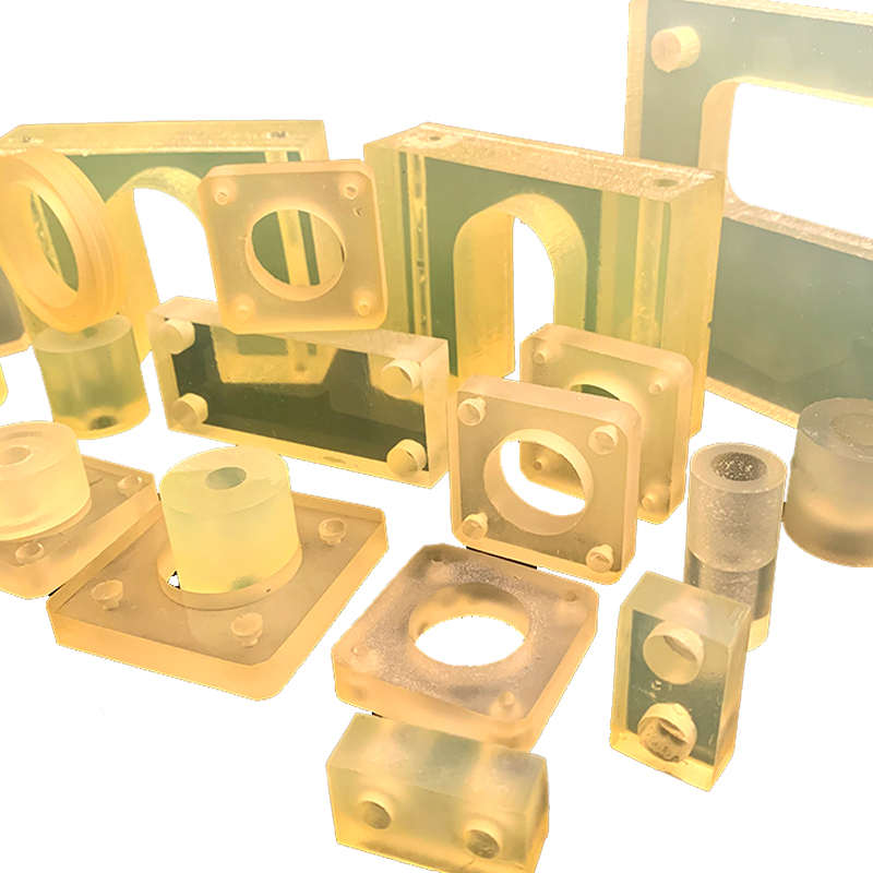 防撞耐磨b缓冲胶圈定开模胶力棒优制牛筋减震聚氨酯板垫片pu加工