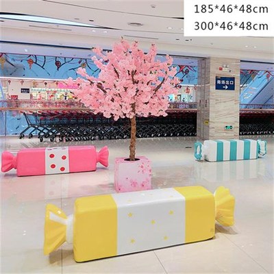 玻璃钢座椅商场休闲椅鹅卵石沙发字母椅子户外树池坐Y凳公共休息