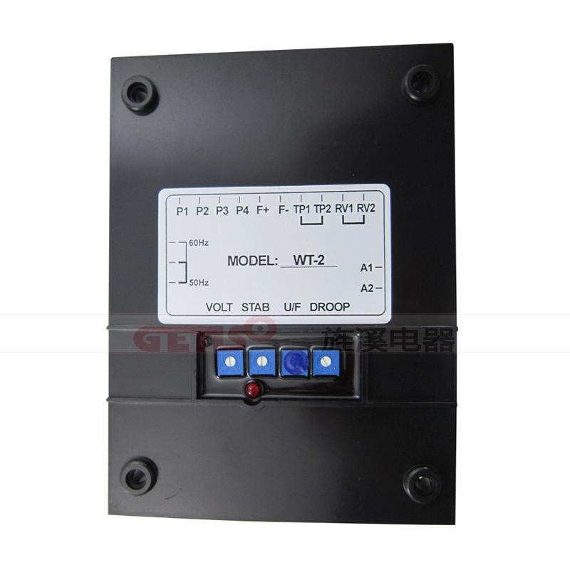 英格WT2无刷发电l机avr自动电压调节器控制板WT3稳压器励磁调压板