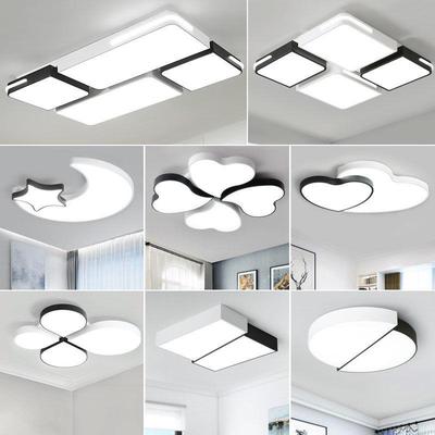 现代简约长方形客厅LED吸顶灯 北欧创意餐厅灯卧室灯新款套餐灯具