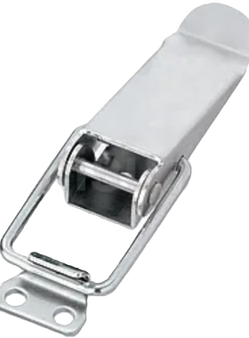 PKWSA1中载弹簧卡不锈钢304扁嘴短板锁紧扣扁嘴型搭扣 HFQ56-85