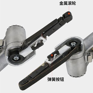 欧维尔OW-SD10气动砂带机1寸抛光机 砂I光机 磨光机10*330mm