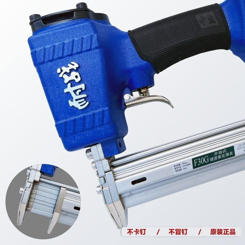 耐战F30直钉枪气动ST64钢v排钉1013J码钉625蚊钉枪T50木工装修