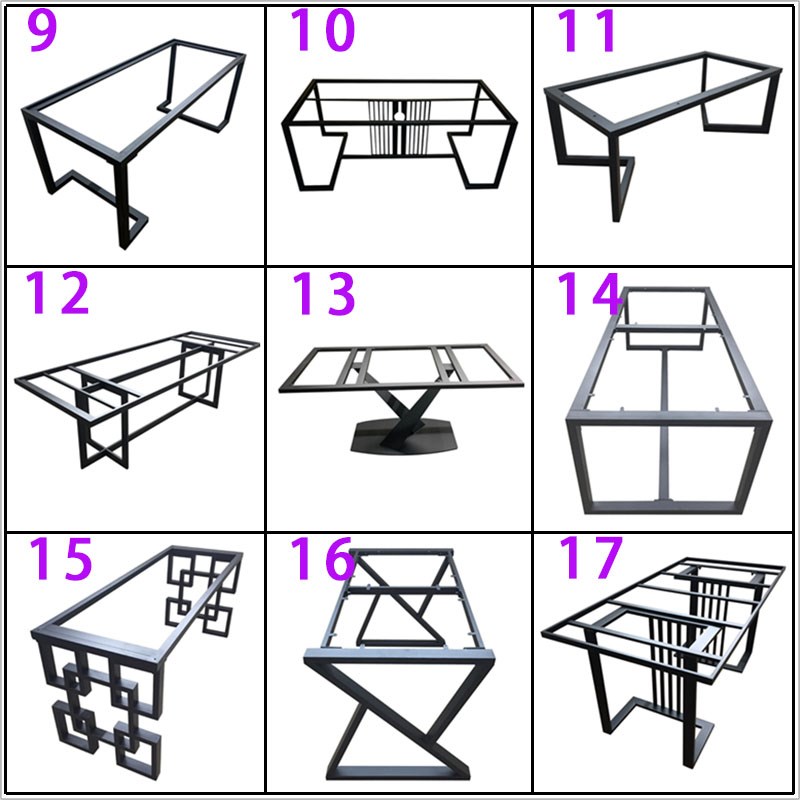 不锈钢桌腿桌脚支架大理石岩板餐台脚茶几M支撑金属桌子腿铁艺定