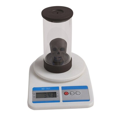 1pc Decorative Skull Ctenser Red Porcelain Backflow Censer S