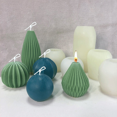 极速Art Candlej Mould Home Decoration Rubber Mould DIY Art C