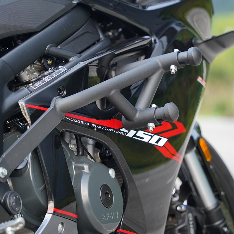 适用凯越450RR改o装摩托车保险杠前护杠竞技杠车身防摔棒防摔球