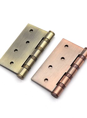 合页4x4x3黑色加宽加厚v不锈钢房门铰链木门合叶正方形折页古铜色