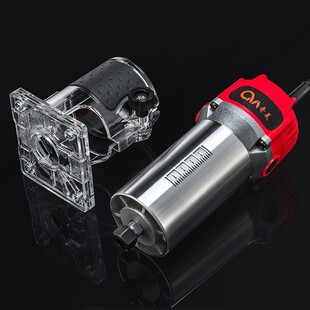 木板凹凸开槽机铝塑n板木地板修边机倒装小型家用木工工具手锣机