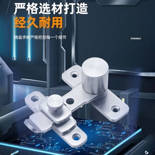 高低脚门锁c固定卡扣304不锈钢门栓门锁扣室内门不平插销精铸门扣