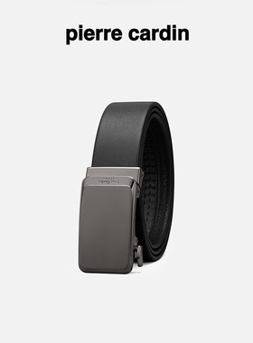 皮尔卡丹男自动扣男士腰带商务牛皮裤腰带礼盒J1A804Z-561101A3