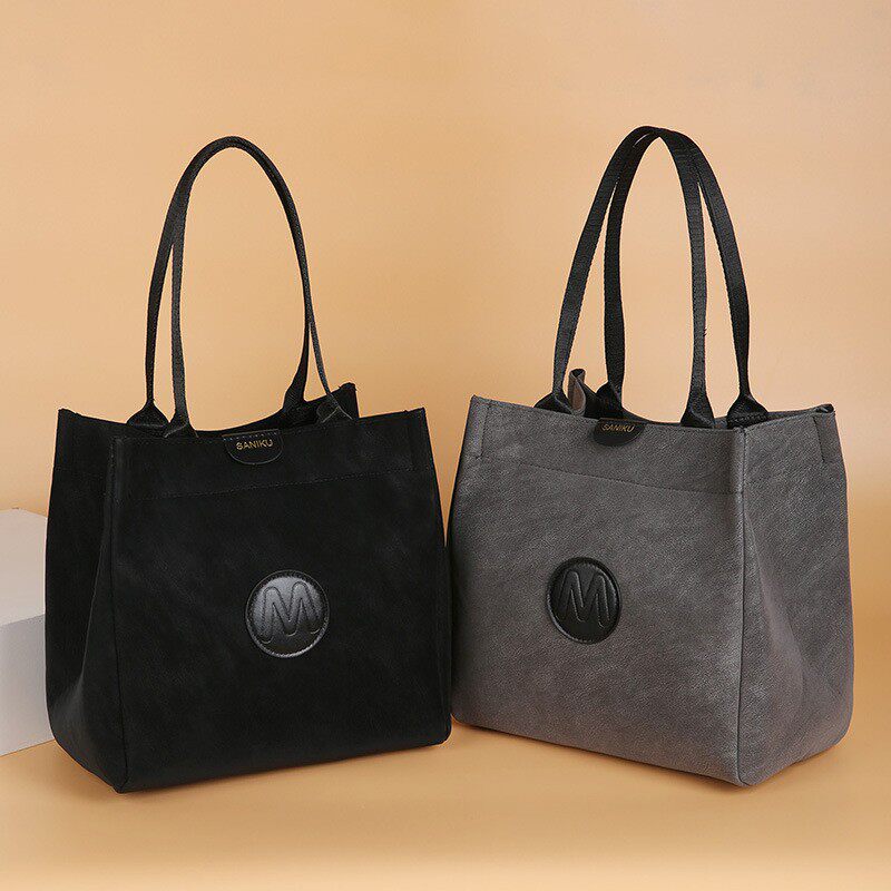 帆布袋上班族通勤饭盒袋钥匙零钱收纳手拎包包女士2026新款百搭