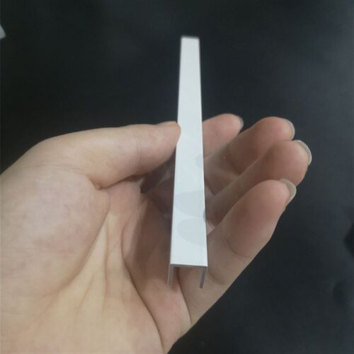 铝合金u型槽烤漆外黑白色8*8*0.8mm内宽6.4mm铝槽包边装饰卡槽