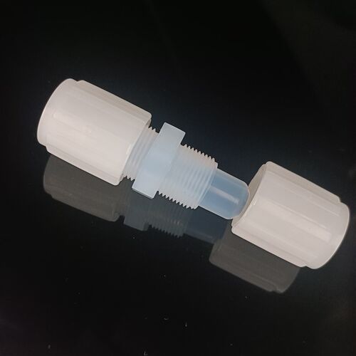 两通直通变径大小头PFA接头扩口耐强酸碱耐高温PFA扩口接头管接头