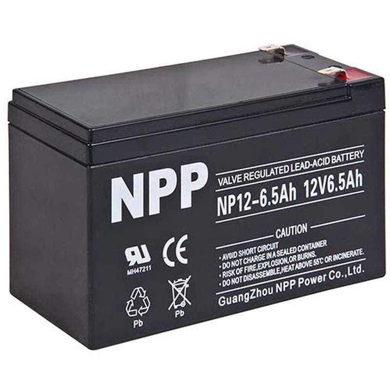 NPP耐普NP12-6.5蓄电池12V6.5AH精密仪器电动玩具消防安防铁路UPS 3C数码配件 普通干电池 原图主图