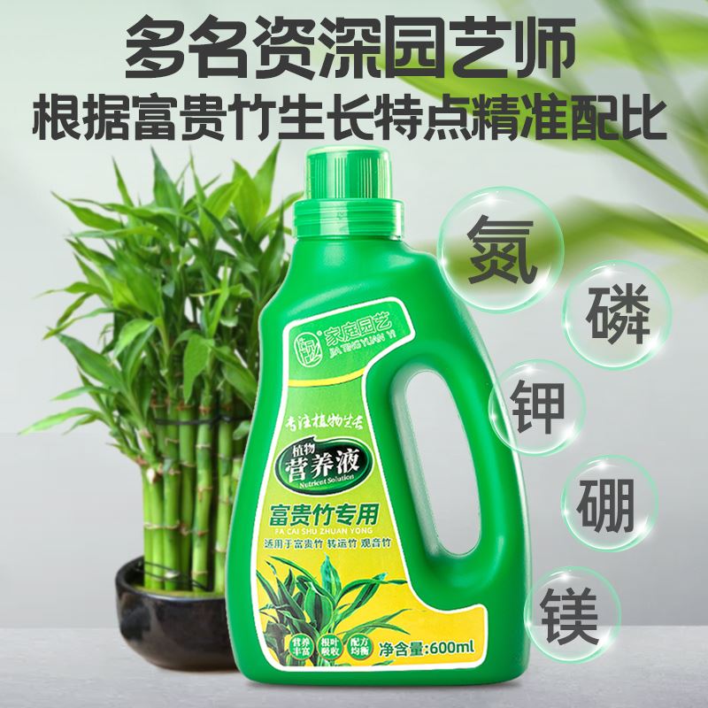 富贵竹营养液水培植物生根专用通用肥料绿植竹子家用盆栽通用花肥