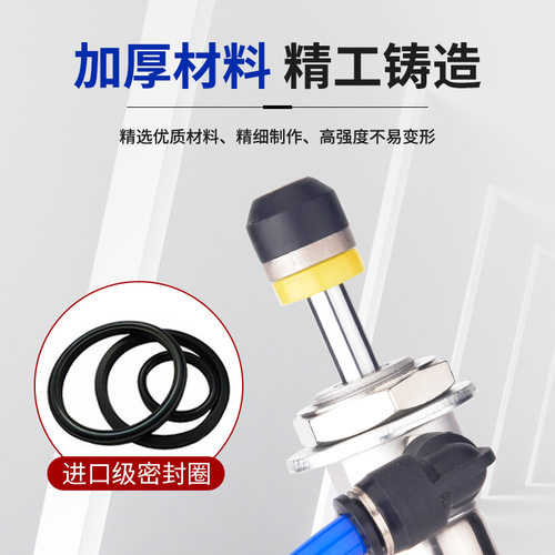 HC/MAD机械手上下缓冲气缸双头缓冲器20X64/70/75注塑机斜臂配件