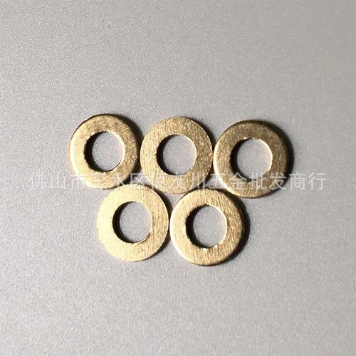 500pcs 黄铜平垫M2 M2.5 M3 M4 M5 M6 介子垫金属环黄铜平垫圈