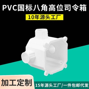 PVC线盒系列 暗装预埋八角司令盒 6公分20孔 高位司令箱