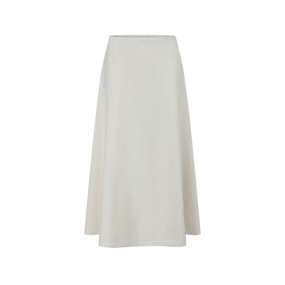 Minimalist A-Line Long Skirt 极简弹力腰围伞摆长裙