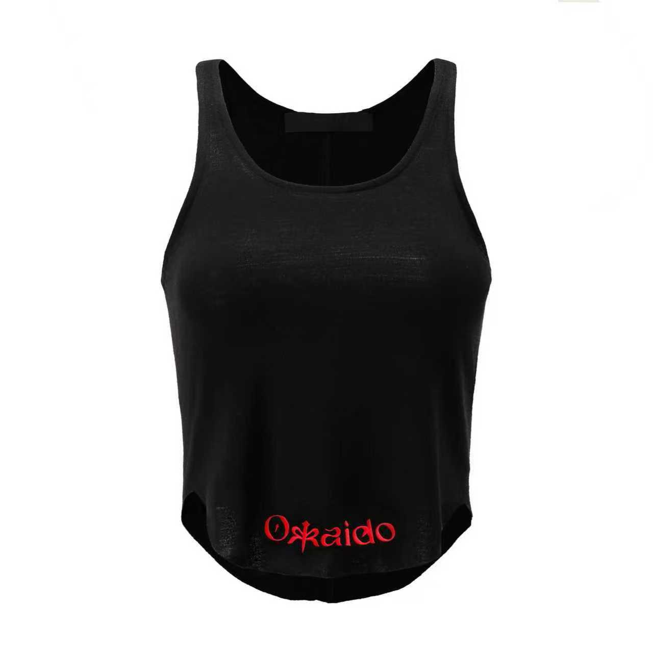 OKKAIDO · logo刺绣弧边背心