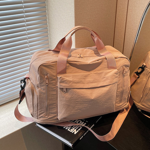 可扩容大容量短途旅行包健身包女