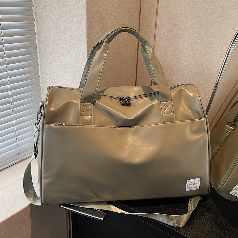 时尚大容量旅行袋女短途手提斜挎包轻便防水健身包休闲登机包