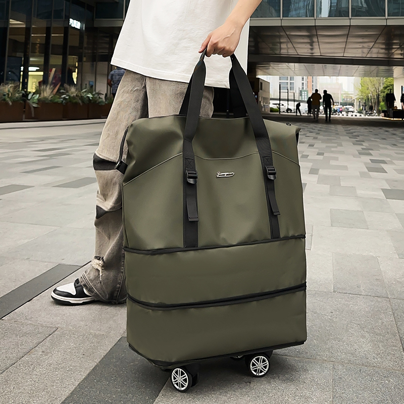 萬向輪旅行包可拆卸帶滑輪收納包