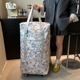 万向轮旅行包女大容量行李袋轻便双肩折叠收纳带滑轮托运行李包男
