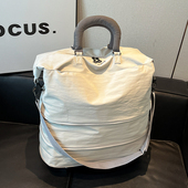 可拆卸万向轮旅行包女手提时尚 大容量轻便旅游出差折叠收纳行李包