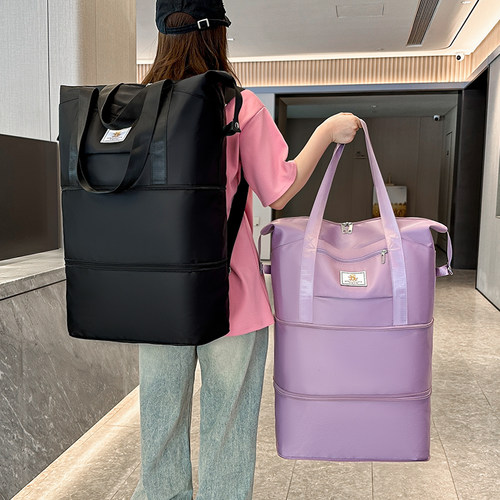 短途旅行包女大容量轻便双肩背包