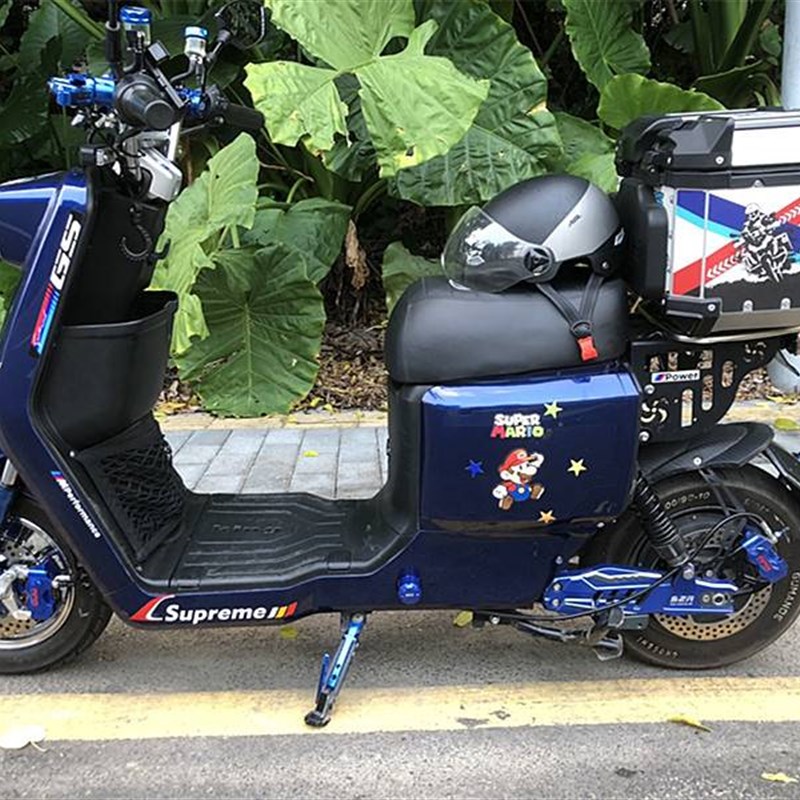 新国标电动车叉深远009 GT1 A8BT90麦铃918改装后平叉车架后桥配