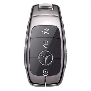S480扣铝合金钥匙壳 EF300L 适用奔驰新款 E级钥匙套GLC新S级450L