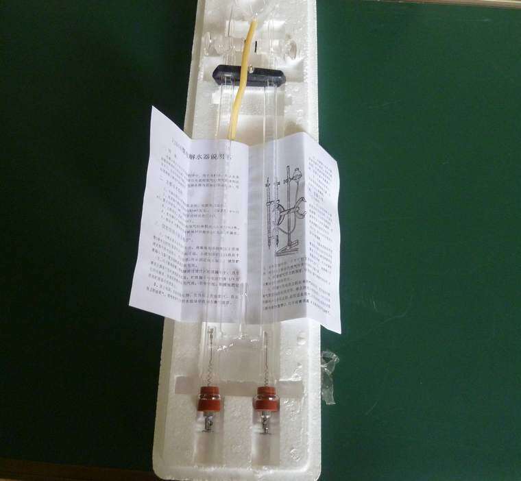 实验仪器a  水电解器  铂金电极