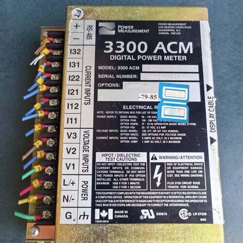 可维修加拿大POWER MEASUREMENT 3300ACM 控议价