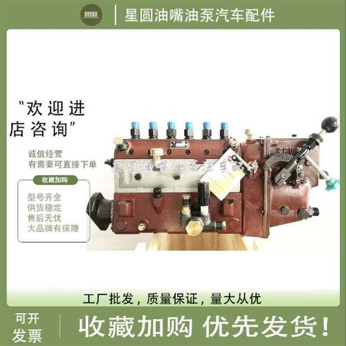 适用于上柴6114南通6135船用柴油机高压油泵总成BH6B110YS28G B