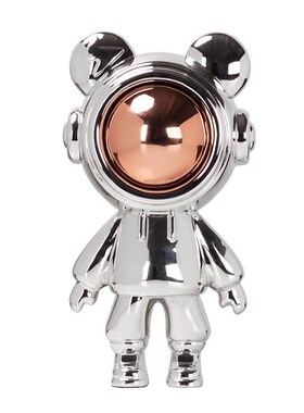 卡现代潮板玩电镀器人家居装t饰摆件样机间卧室客Z07278厅儿童房