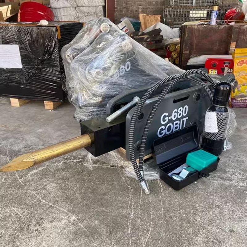 山河智能50 60 70 80 90挖掘机6G8 75破碎锤挖机炮头炮锤钎杆配件