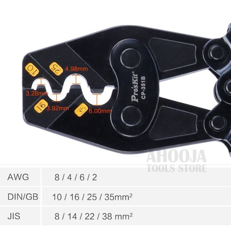 ProsKit Multi-Function Ratchet CrimpinRg Pliers Term