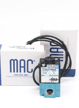 MAC电磁阀111B-116B-n117B-130B-501-611-121-291 116B-611BAAA J