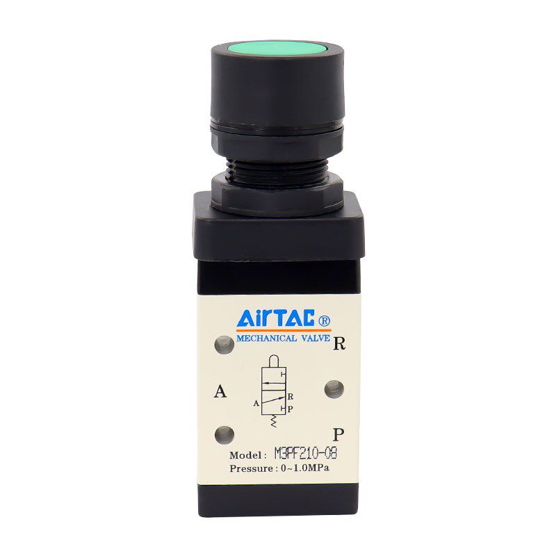 新款机械阀M3PF110-06/x210-08G平头按钮型手动阀气动阀包邮