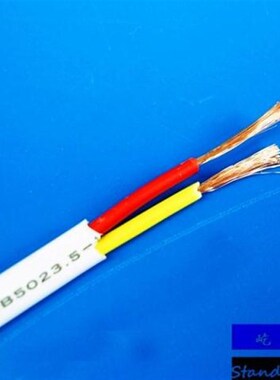 特惠白色2芯电源线 2芯护套线 RVV 2X1平方 P电源线  白色软护套