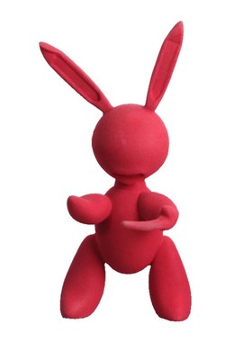 现代简约欧式轻奢卡通机u器兔子摆件样板房售楼处儿童房软装饰品